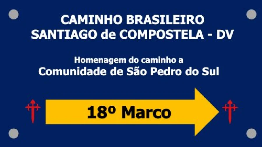 CAMINHO DE SANTIAGO DE DOIS VIZINHOS CONTINUA SUA TRILHA COM INAUGURAO DO 18 MARCO
