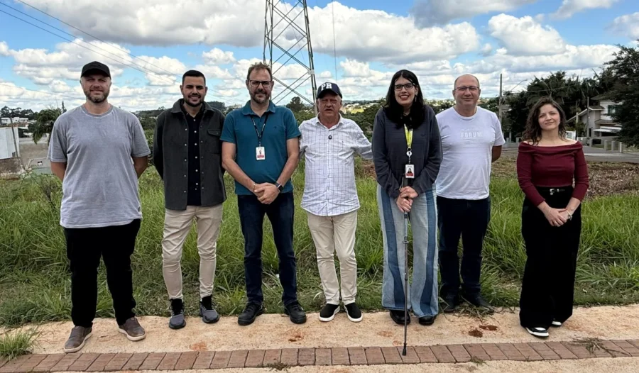 ITAIPU REALIZA VISTORIA T�CNICA PARA PROLONGAMENTO DA AVENIDA DAS TORRES EM DOIS VIZINHOS