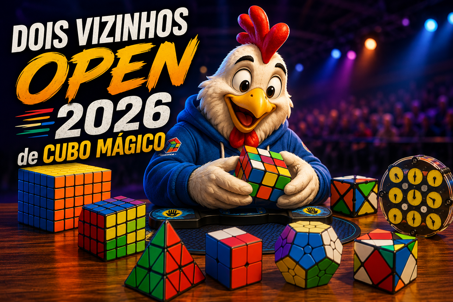 DOIS VIZINHOS VIRA A CAPITAL DO CUBO M�GICO NESTE FINAL DE SEMANA