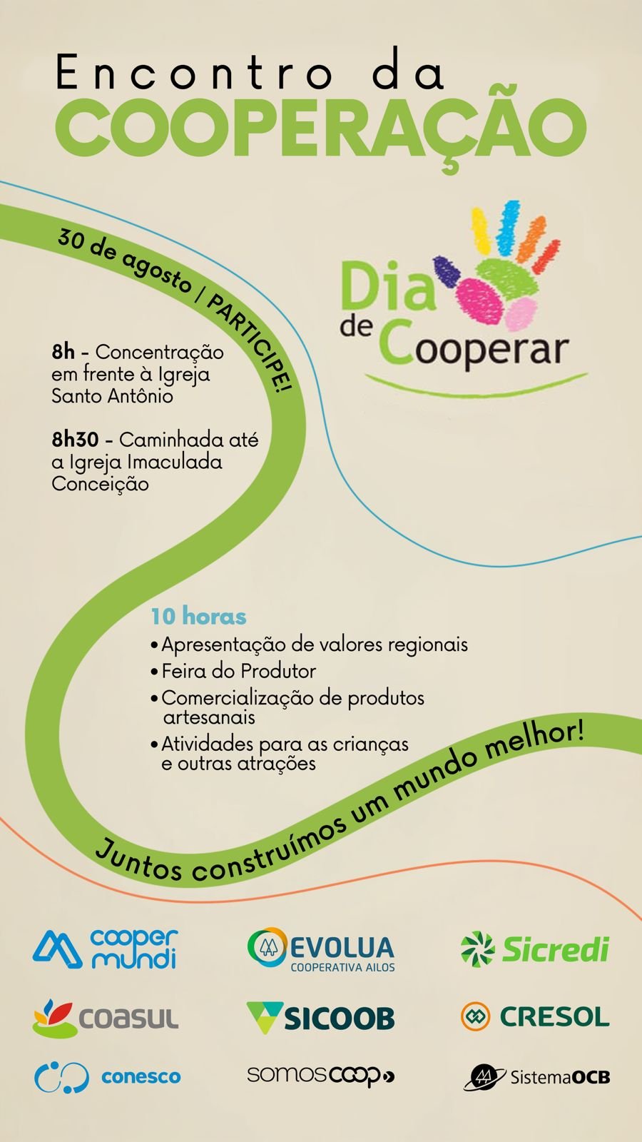 DOIS VIZINHOS SE PREPARA PARA O ENCONTRO DA COOPERAO