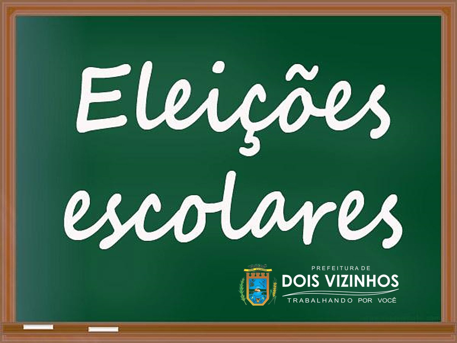 ELEIES PARA DIRETORES DAS ESCOLAS E CMEIS DE DOIS VIZINHOS ACONTECEM NESTA TERA-FEIRA