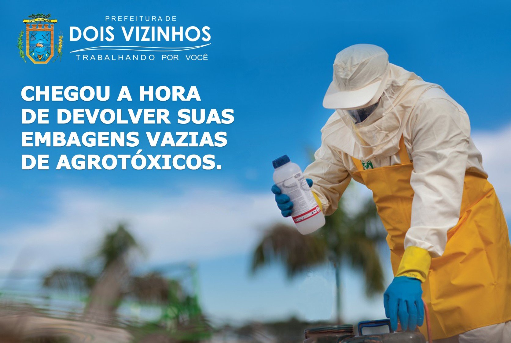 CAMPANHA DE COLETA DE EMBALAGENS DE AGROTXICOS COMEA NA PRXIMA SEMANA