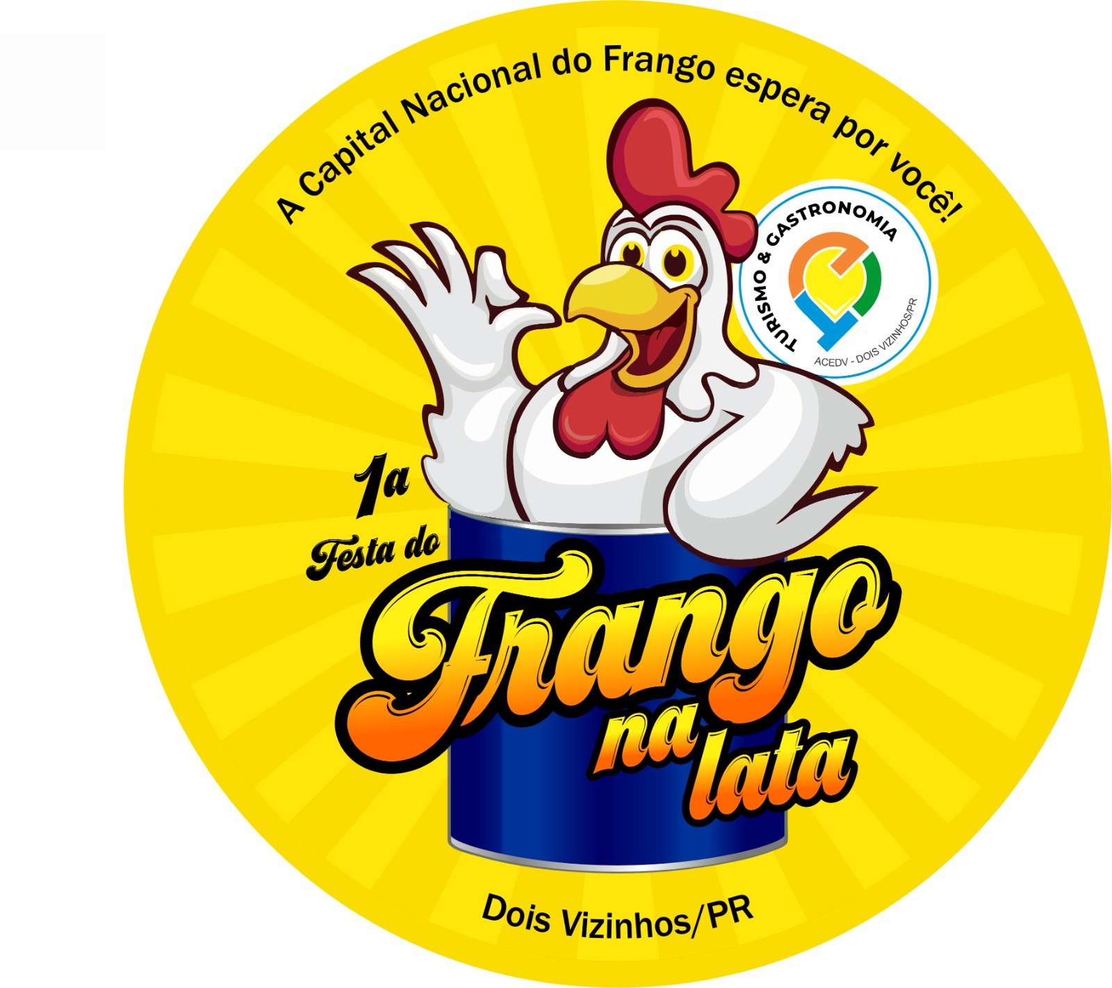 DOIS VIZINHOS TER FESTA DO FRANGO NA LATA EM MAIO