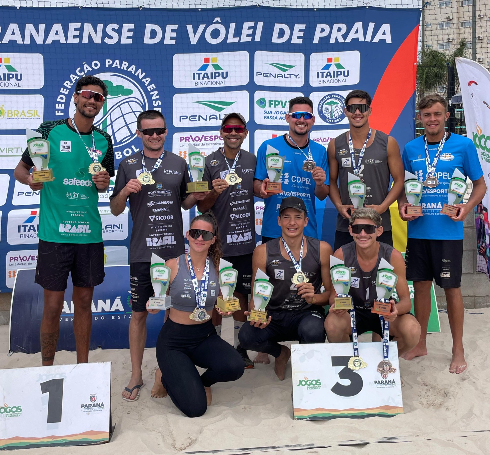 DUOVIZINHENSES SE DESTACAM EM PARANAVA NO VLEI DE PRAIA