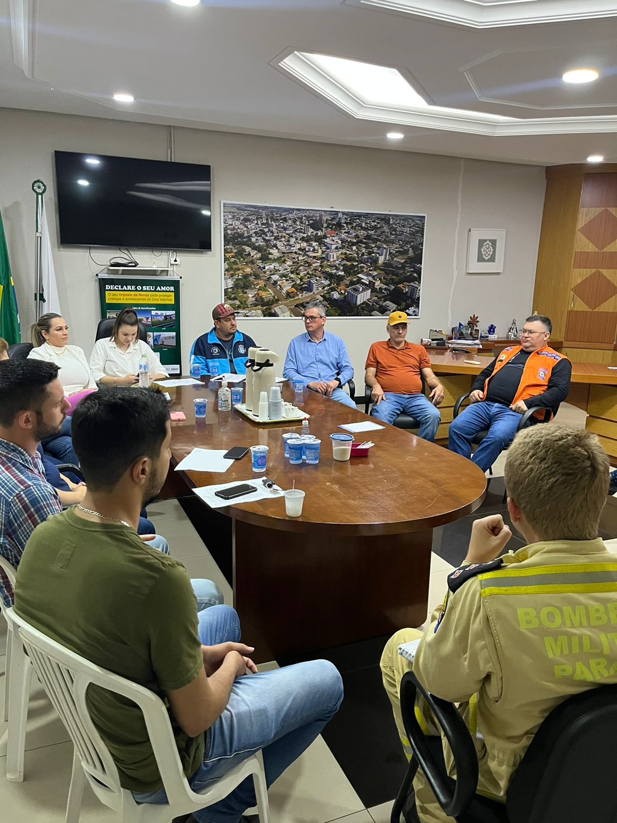 REUNIO DEFINE MEDIDAS EMERGENCIAIS APS TEMPESTADE DE GRANIZO