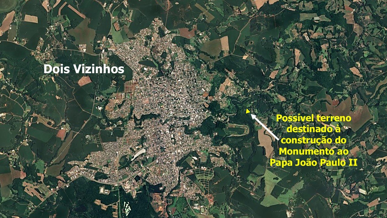 DOIS VIZINHOS VAI ERGUER A MAIOR ESTTUA DO PAPA JOO PAULO II DO MUNDO