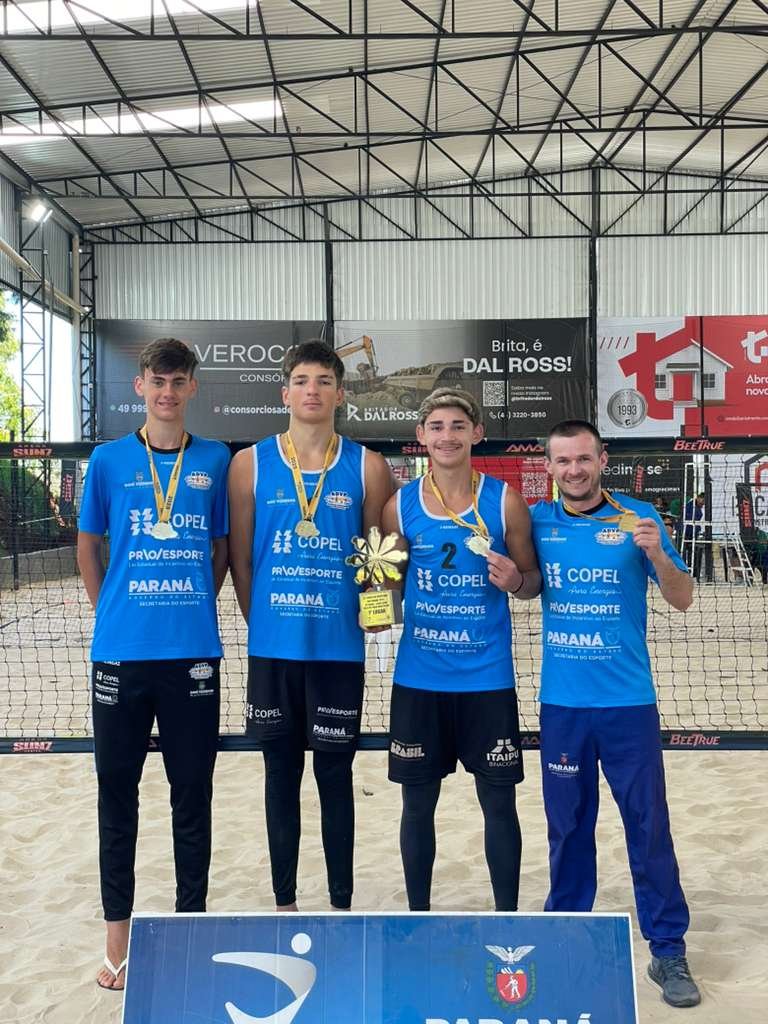 DOIS VIZINHOS CONQUISTA TETRACAMPEONATO NO VLEI DE PRAIA ESTADUAL