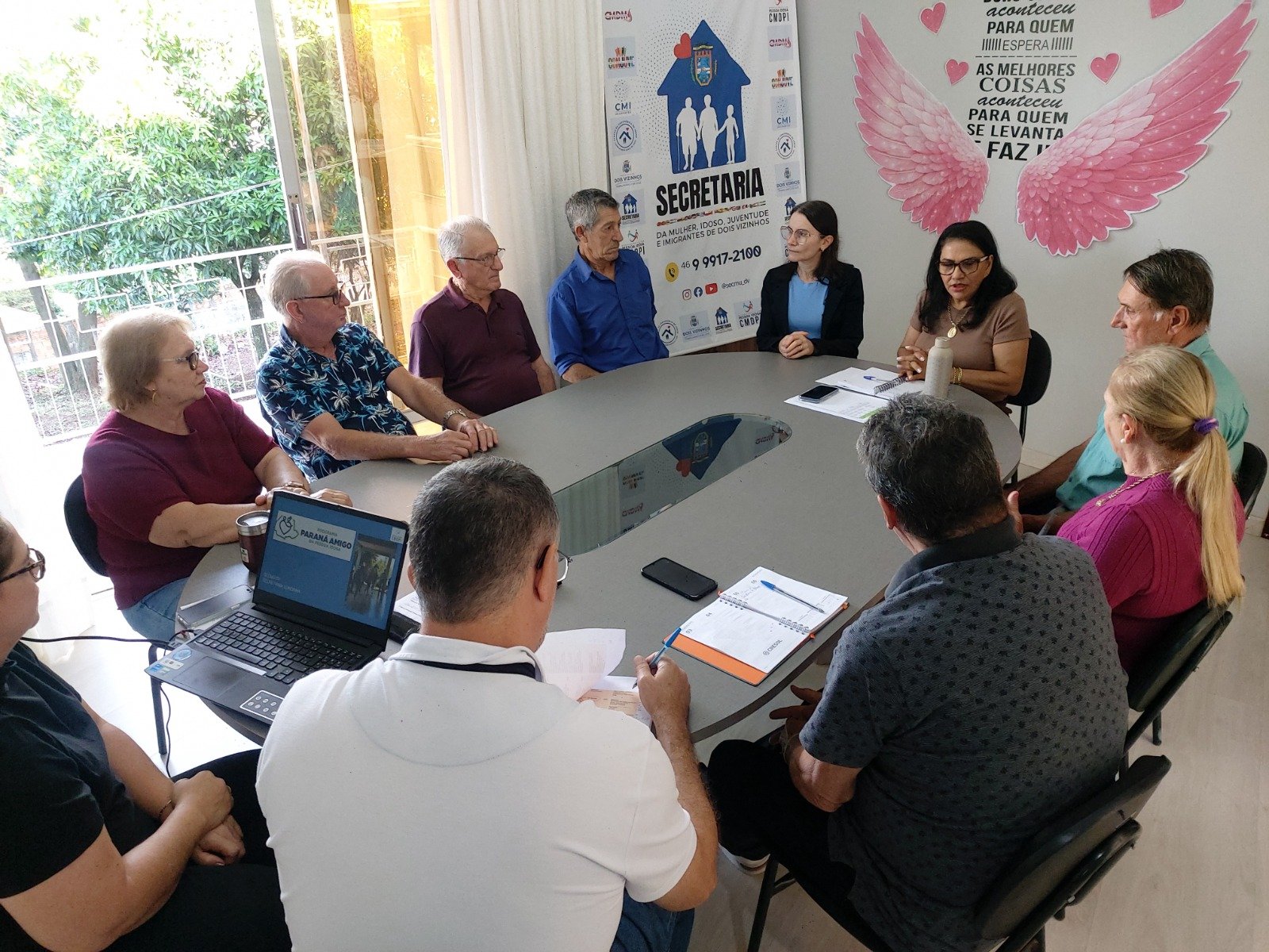 DOIS VIZINHOS ATUALIZA PLANO DA PESSOA IDOSA DIANTE DO ENVELHECIMENTO DA POPULA��O