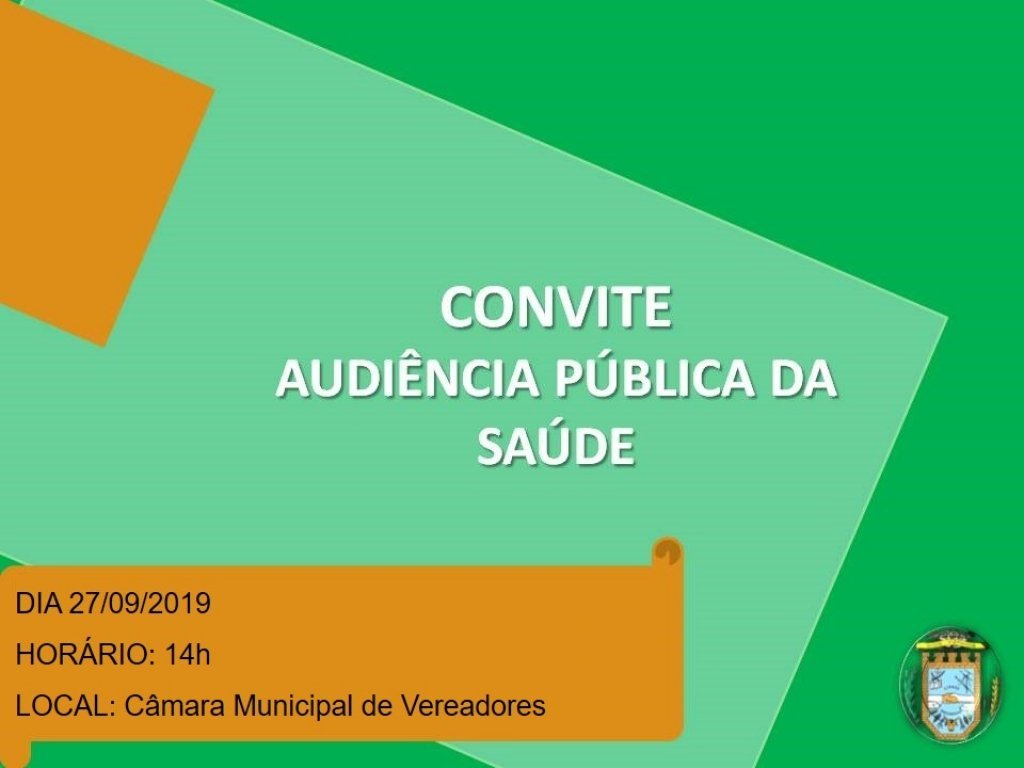 Audincia Pblica de Prestao de Contas da Sade