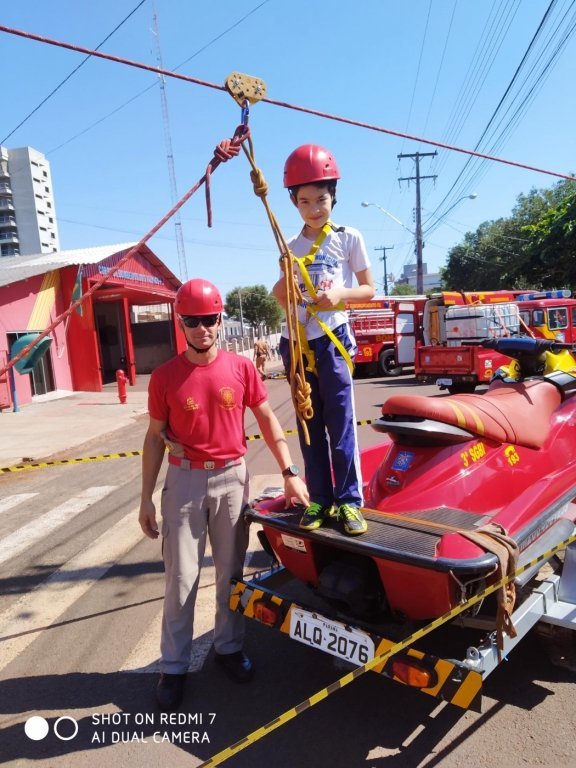 Corpo de Bombeiros e Polcia Militar Realizam Atividades Diferenciadas.