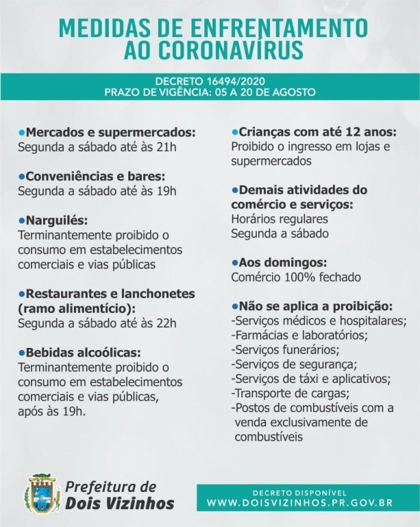 Decreto de Enfrentamento Ao Covid-19