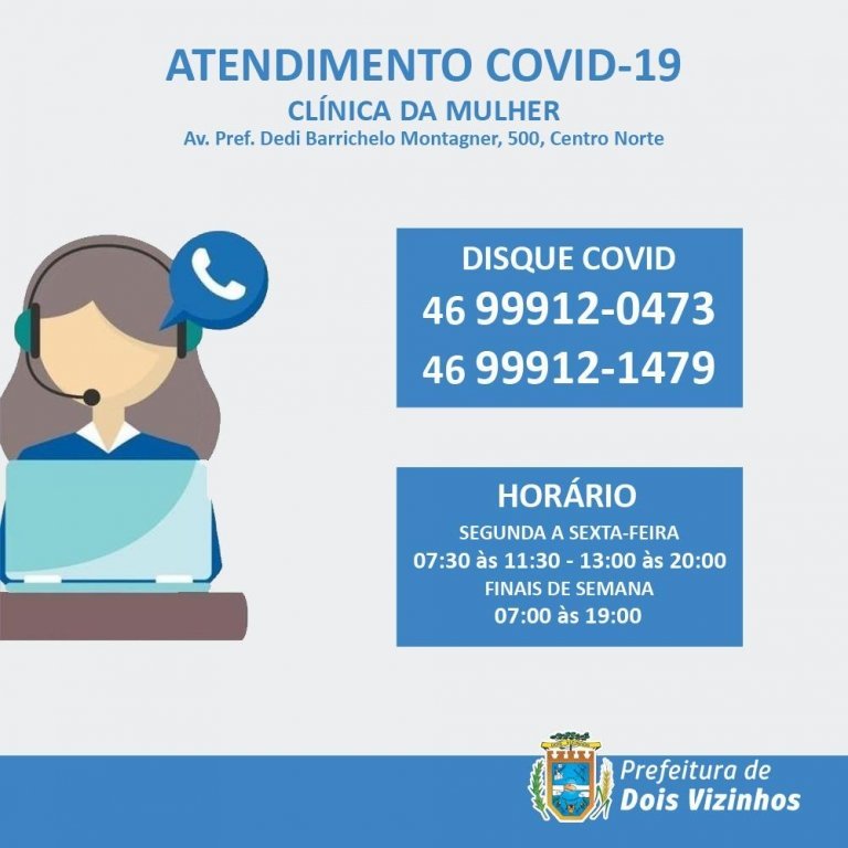 Telefones para Atendimento do Covid-19