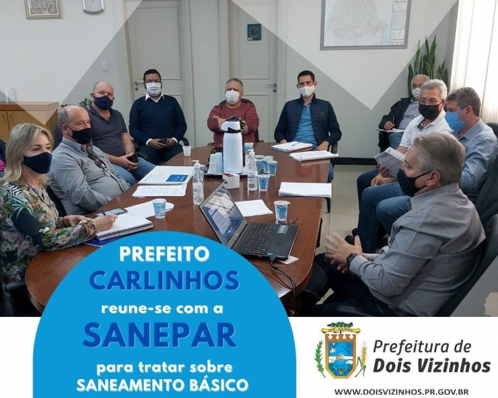 Prefeito Carlinhos Turatto Reune-se Com a Sanepar