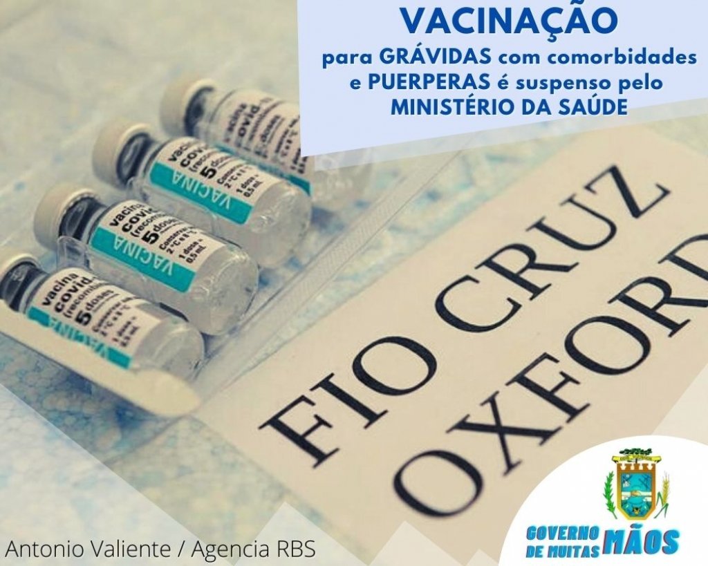 Ministrio da Sade Suspende Vacinao de Grvidas e Purperas Sem Comorbidades