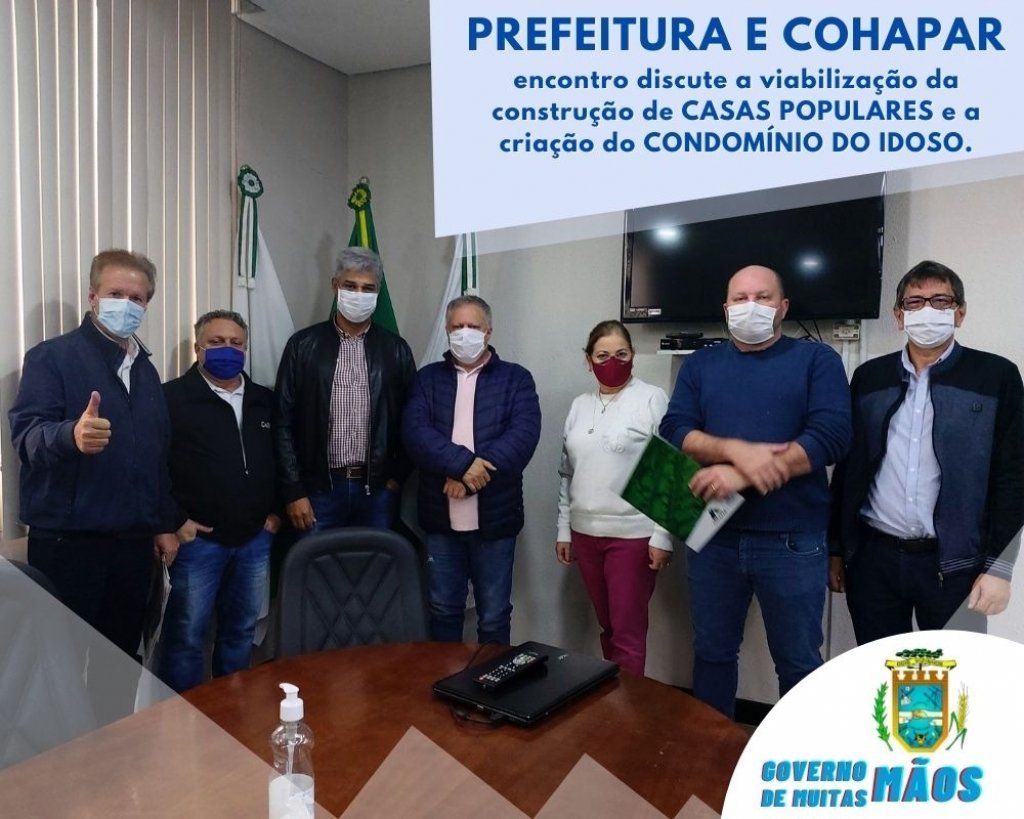 Casas Populares e Condomnio do Idoso Foram Assuntos  de Encontro Com a Cohapar