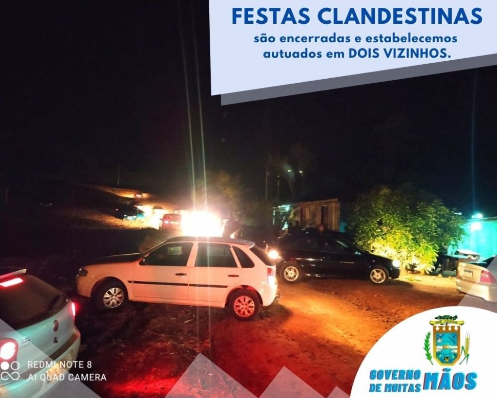 Trs Festas Clandestinas So Encerradas Em Dois Vizinhos