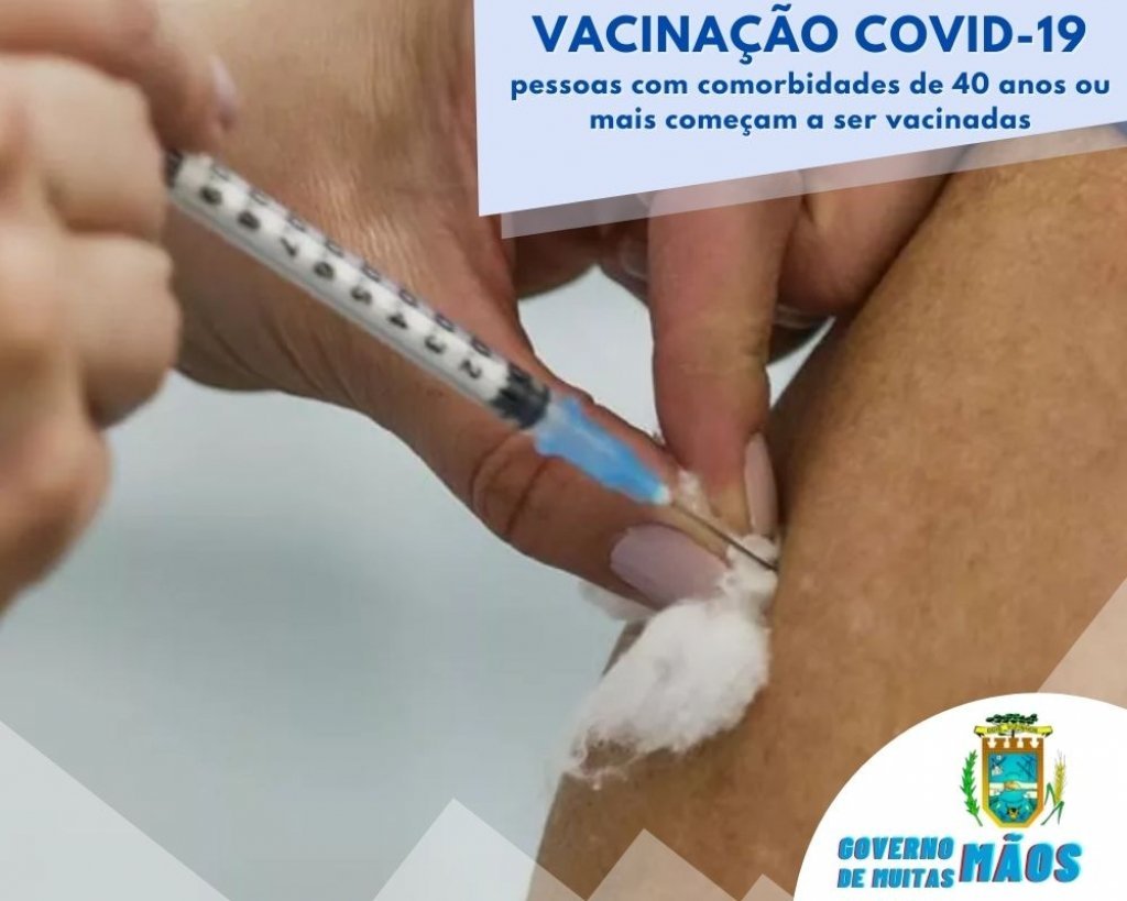 Pessoas Com Comorbidades de 40 Anos ou Mais Comeam a Ser Vacinadas Contra a Covid-19 Nesta Quarta-feira