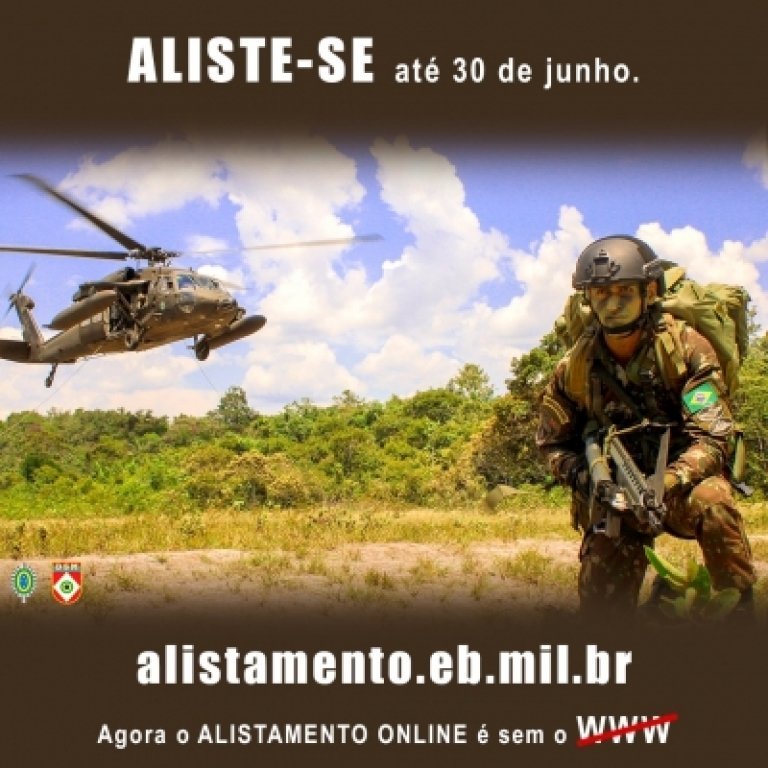 Prazo para o Alistamento Militar Finaliza Final de Junho