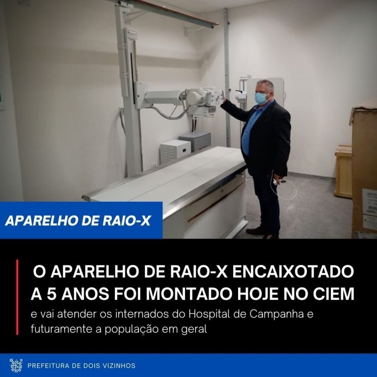 Aps 5 Anos Encaixotado Aparelho de Raio-x  Montado