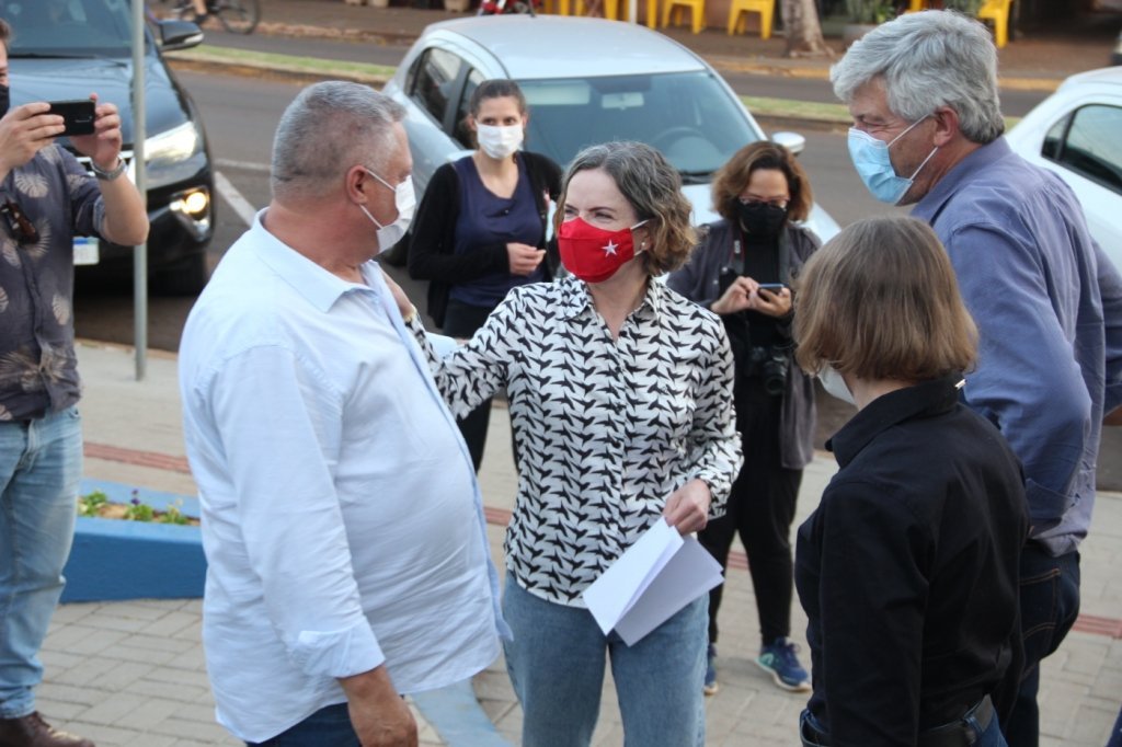 Deputada Federal Gleici Hoffmann Visita Dois Vizinhos