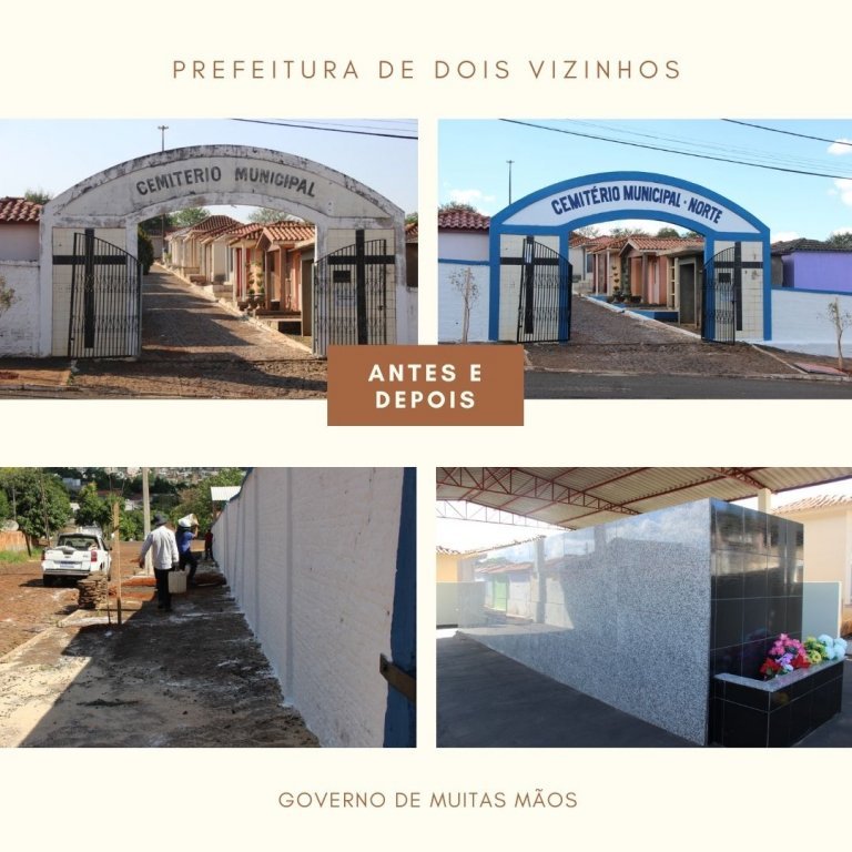 Cemitrios Municipais de Dois Vizinhos Esto Recebendo Melhorias