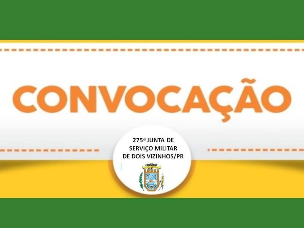 a Secretária da 275ª/junta de Serviço Militar, Sra. Maristela Müller, Informa Aos Cidadãos Abaixo Relacionados, Que: