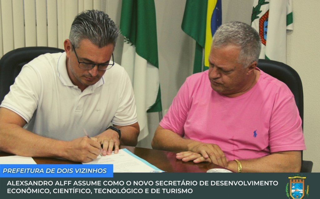 Alexsandro Alff  o Novo Secretrio de Desenvolvimento Econmico, Cientfico, Tecnolgico e de Turismo