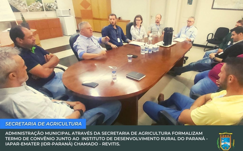 Viticultura: Administrao Municipal Atravs da Secretaria de Agricultura Formaliza Termo de Convnio Junto Ao Idr/emater