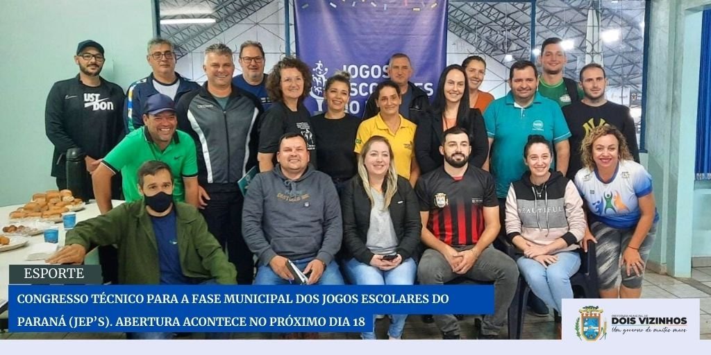 Congresso Tcnico da Fase Municipal dos Jogos Escolares do Paran (jep's)