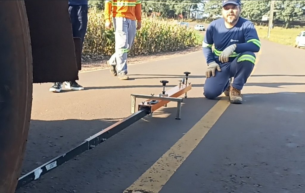 Trecho de 7.2 Km Passa por Ensaios e Testes Com Equipamento Chamado Viga Benkelman