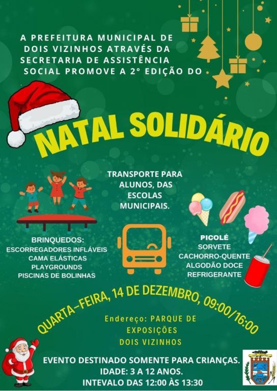 Nesta Quarta-feira Acontece a Segunda Edio do Natal Solidrio