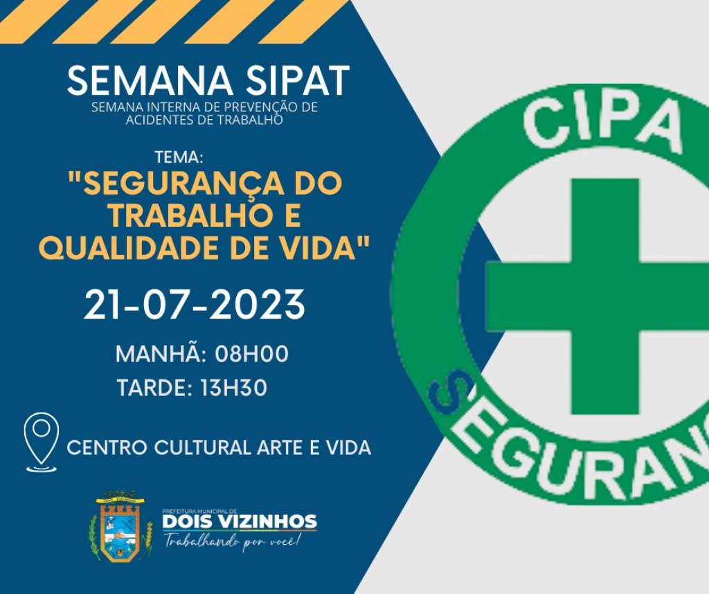 Semana Sipat 2023 J Tem Data e Palestras Definidas