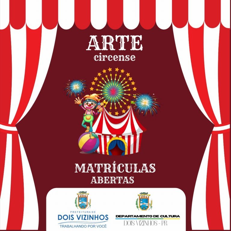 Matrculas Abertas para a Oficina de Arte Circense