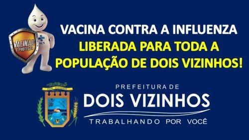 Secretaria de Sade Disponibiliza Doses de Vacina Influenza para Toda a Populao